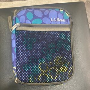 L.L. Bean Blue and Yellow Lunch Box